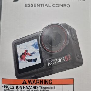 Action 5 Pro Black Camera. New Factory Sealed.